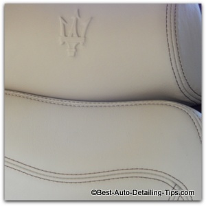 maserati car leather
