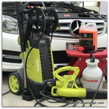 car detailing pressure washer
