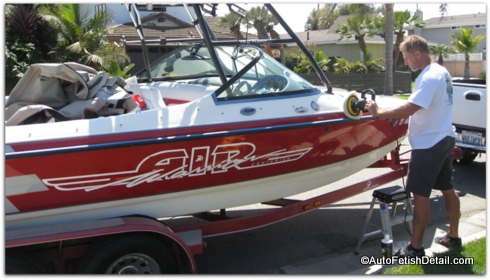 boat compounding with rip cut compound