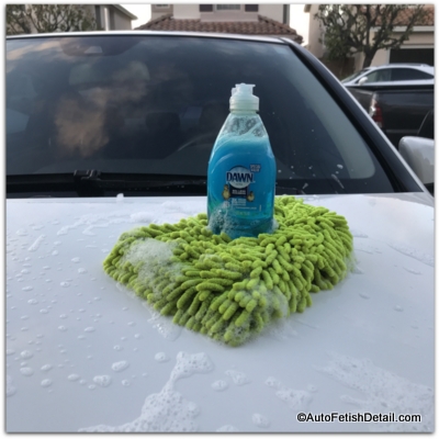 dawn dish soap or car wash soap
