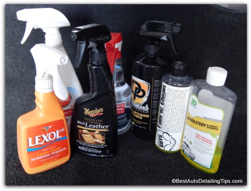 showing many examples of best car upholstery cleaner