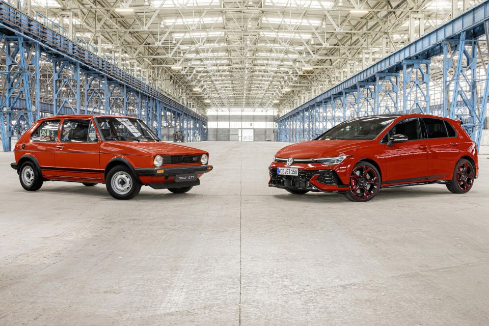 Mk1 VW Golf GTI and Mk8.5 Golf GTI Edition 50