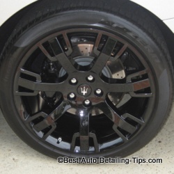 Maserati black gloss wheels Maserati black gloss wheels