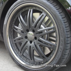 strut matte black wheel strut matte black wheel