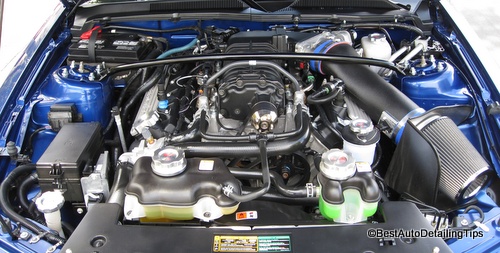 2007 Shelby Cobra GT500 engine detail