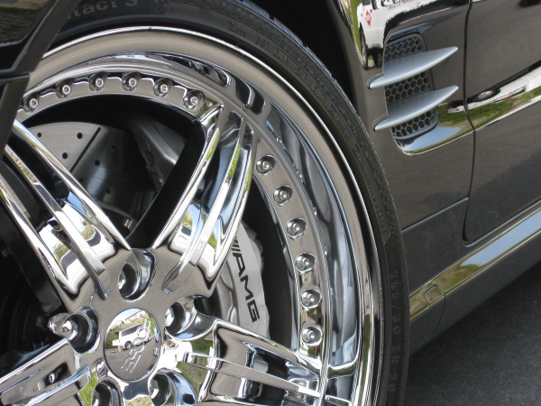 Foose chrome wheels on Mercedes Foose chrome wheels on Mercedes